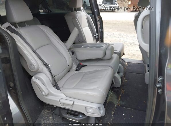 5FNRL6H75KB090706 2019 HONDA ODYSSEY Gray Widok naklejki z numerem VIN