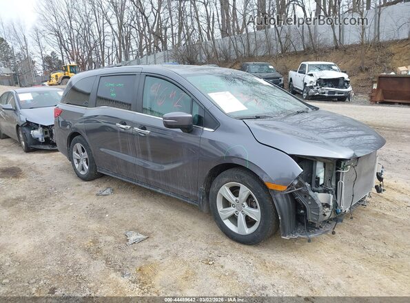 5FNRL6H75KB090706 2019 HONDA ODYSSEY Gray Przód prawy