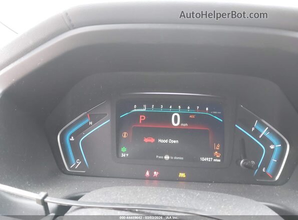 5FNRL6H75KB090706 2019 HONDA ODYSSEY Gray Widok tylnych siedzeń