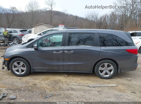5FNRL6H75KB090706 2019 HONDA ODYSSEY Gray Widok wnętrza 360 stopni