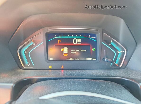 5FNRL6H75PB052996 2023 HONDA ODYSSEY Red Вид щитка приладів