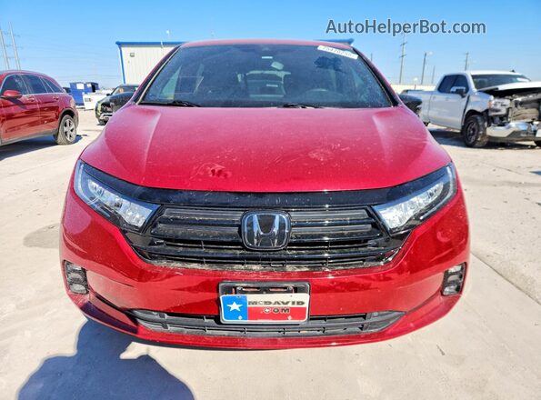 5FNRL6H75PB052996 2023 HONDA ODYSSEY Red Вид спереду