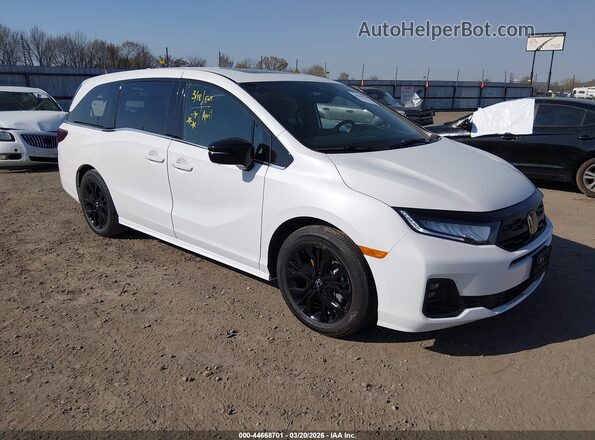 5FNRL6H75TB043953 2026 HONDA ODYSSEY Белый Передняя правая четверть