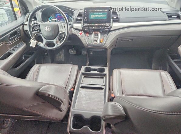 5FNRL6H76JB044283 2018 HONDA ODYSSEY White წინა პანელის ხედი