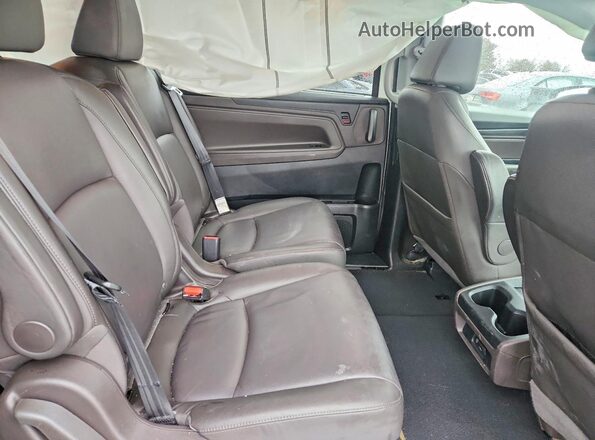 5FNRL6H76JB044283 2018 HONDA ODYSSEY White უკანა სალონის ხედი