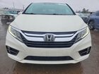 2018 Honda Odyssey Exl White vin: 5FNRL6H76JB044283