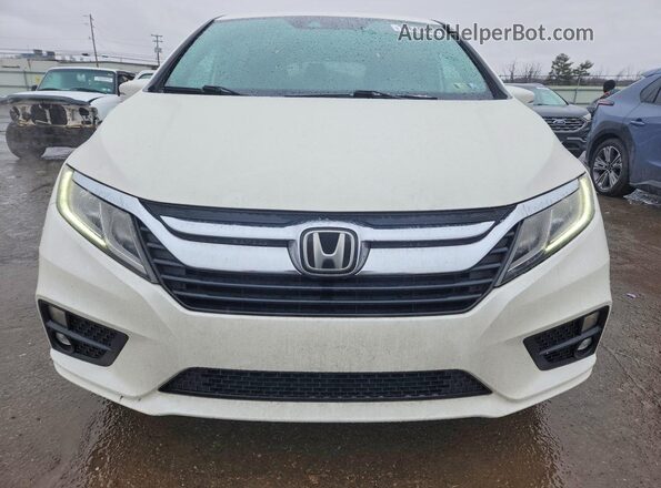 5FNRL6H76JB044283 2018 HONDA ODYSSEY White წინა ხედი