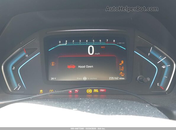 5FNRL6H76KB033978 2019 HONDA ODYSSEY Black Vista de los asientos traseros