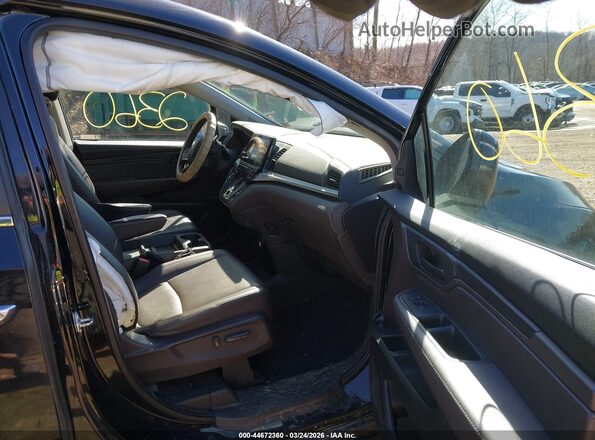 5FNRL6H76KB033978 2019 HONDA ODYSSEY Black Vista interior delantera