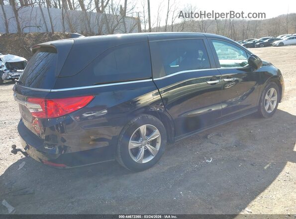 5FNRL6H76KB033978 2019 HONDA ODYSSEY Black Trasero derecho