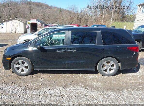 5FNRL6H76KB033978 2019 HONDA ODYSSEY Black Vista interior de 360 grados