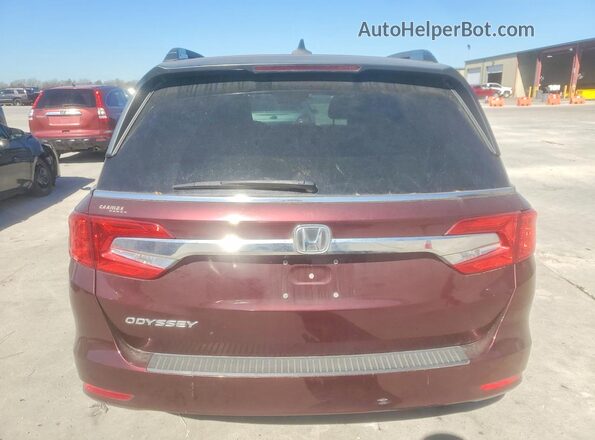 5FNRL6H76KB035603 2019 HONDA ODYSSEY Maroon Вид ззаду