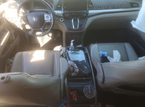 5FNRL6H76KB035603 2019 HONDA ODYSSEY Maroon Вид панелі приладів