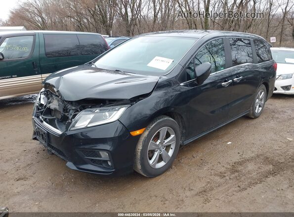 5FNRL6H76KB073266 2019 HONDA ODYSSEY Черный Передняя левая четверть