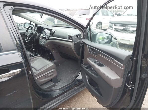 5FNRL6H76KB073266 2019 HONDA ODYSSEY Черный Вид салона спереди