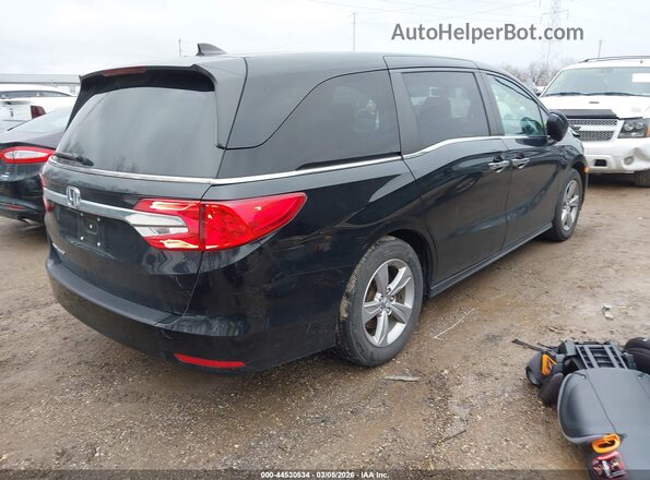 5FNRL6H76KB073266 2019 HONDA ODYSSEY Черный Задняя правая четверть