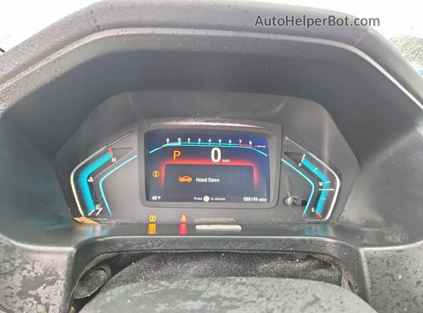 5FNRL6H77KB130056 2019 HONDA ODYSSEY Серебряный Вид щитка приборов