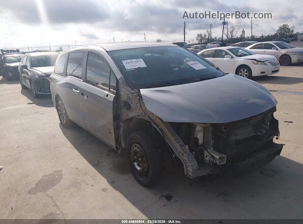 5FNRL6H77MB004914 2021 HONDA ODYSSEY Серый Передняя правая четверть