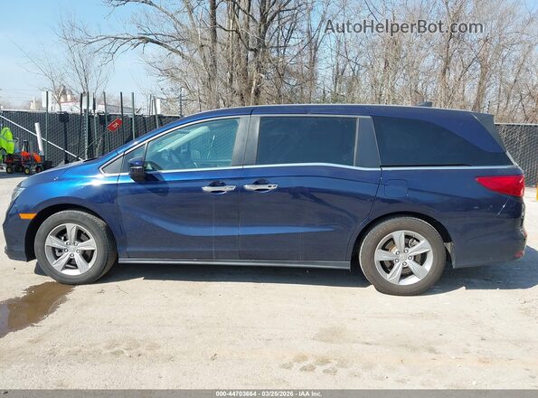 5FNRL6H78JB021006 2018 HONDA ODYSSEY Blue Vista interior de 360 grados