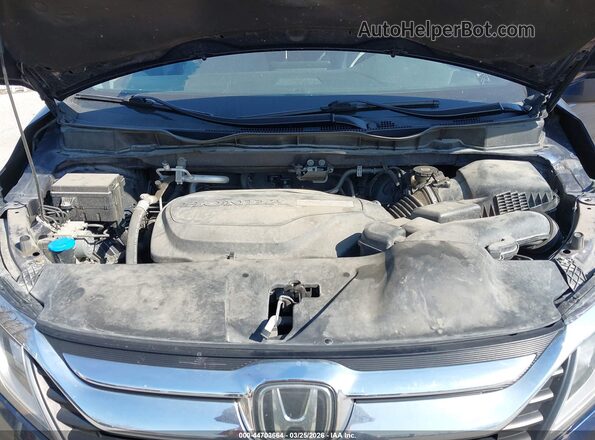 5FNRL6H78JB021006 2018 HONDA ODYSSEY Blue Vista trasera