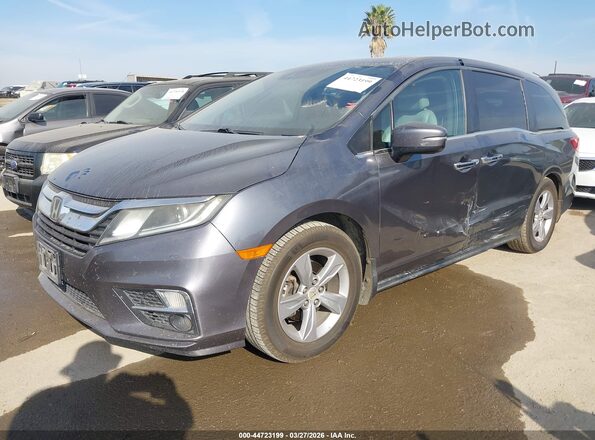 5FNRL6H78JB066723 2018 HONDA ODYSSEY Серый Передняя левая четверть