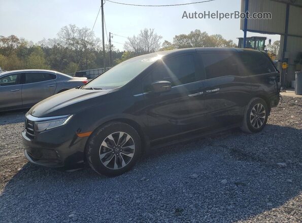5FNRL6H78NB041844 2022 HONDA ODYSSEY Черный Передняя левая четверть
