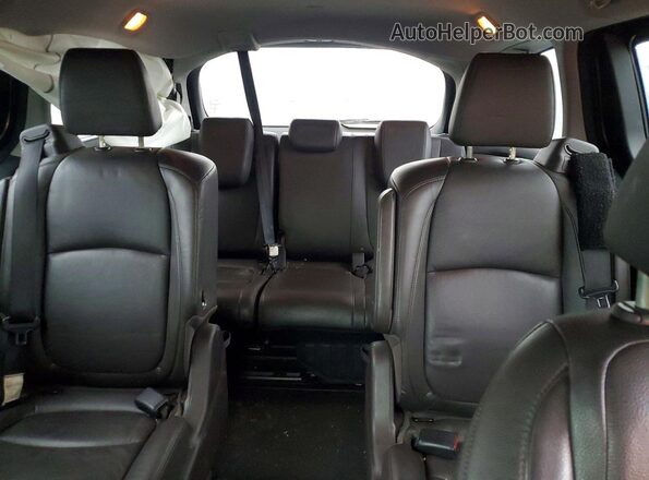 5FNRL6H79KB022344 2019 HONDA ODYSSEY Brown Widok tylnych siedzeń