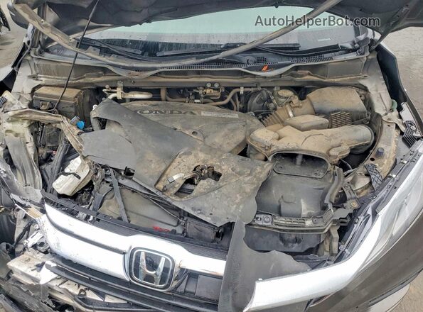5FNRL6H79KB022344 2019 HONDA ODYSSEY Brown Widok komory silnika
