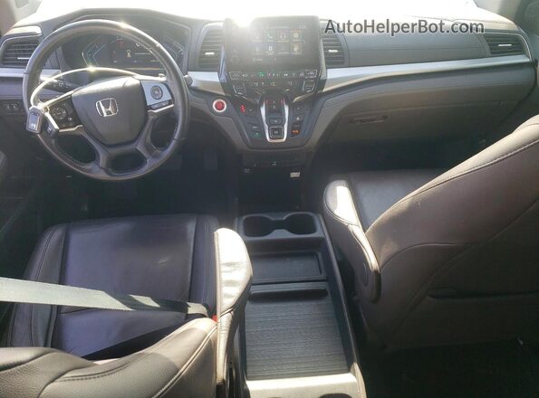 5FNRL6H79KB110035 2019 HONDA ODYSSEY White Առջևի վահանակի տեսք