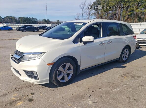 5FNRL6H79KB110035 2019 HONDA ODYSSEY White Առջևի ձախ երեք քառորդ տեսարան
