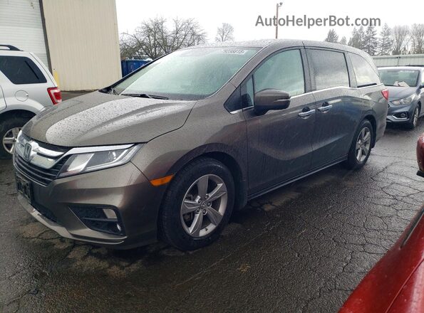 5FNRL6H79LB067303 2020 HONDA ODYSSEY Серый Передняя левая четверть