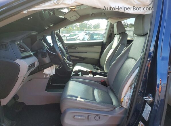 5FNRL6H7XKB035538 2019 HONDA ODYSSEY Blue Widok wnętrza z przodu