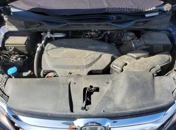 5FNRL6H7XKB035538 2019 HONDA ODYSSEY Blue Widok komory silnika