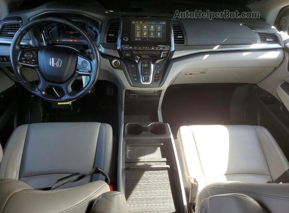 5FNRL6H7XKB035538 2019 HONDA ODYSSEY Blue Widok deski rozdzielczej