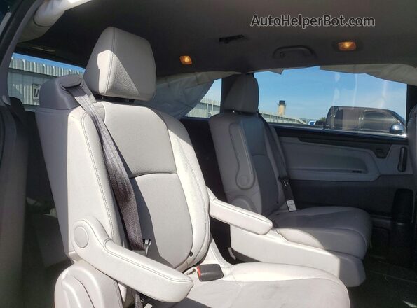 5FNRL6H7XKB035538 2019 HONDA ODYSSEY Blue Widok wnętrza z tyłu
