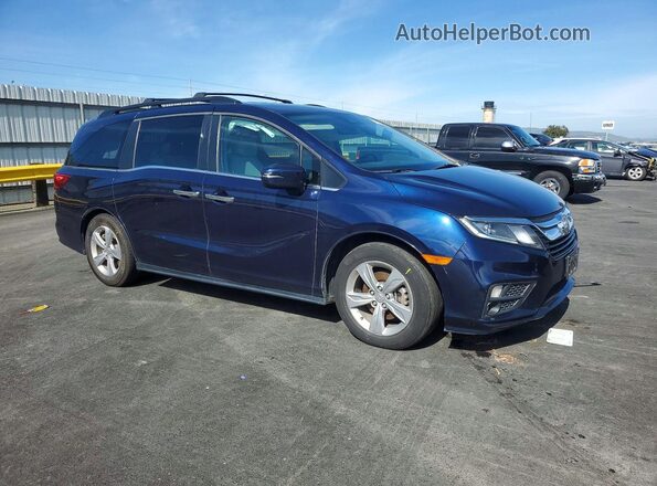 5FNRL6H7XKB035538 2019 HONDA ODYSSEY Blue Przód prawy