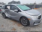 2022 Honda Odyssey Ex-l Gray vin: 5FNRL6H7XNB016282