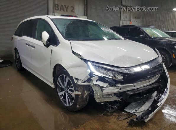 5FNRL6H80PB044491 2023 HONDA ODYSSEY Белый Передняя правая четверть