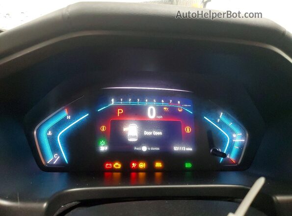 5FNRL6H80PB044491 2023 HONDA ODYSSEY Белый Вид щитка приборов
