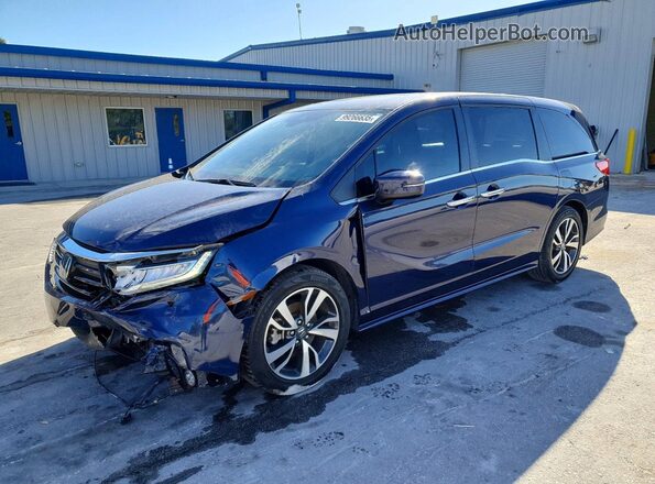 5FNRL6H81PB025187 2023 HONDA ODYSSEY Синий Передняя левая четверть