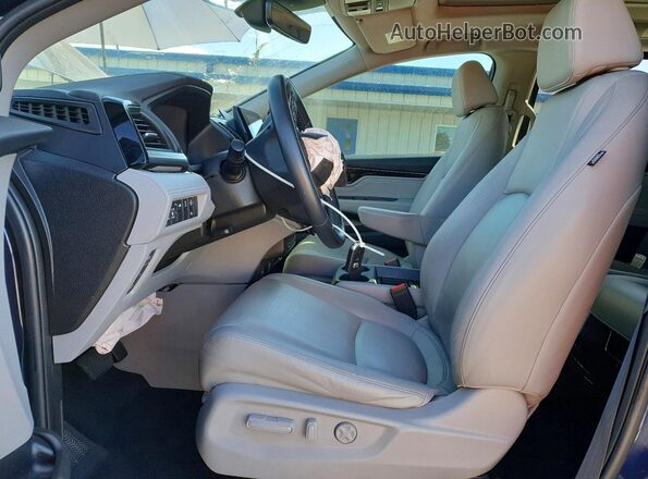 5FNRL6H81PB025187 2023 HONDA ODYSSEY Синий Вид салона спереди