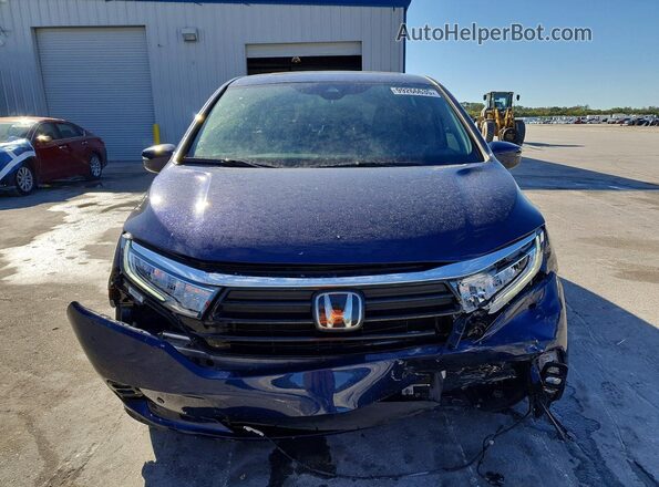 5FNRL6H81PB025187 2023 HONDA ODYSSEY Синий Вид спереди