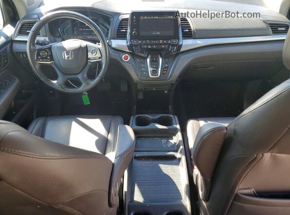 5FNRL6H83KB093922 2019 HONDA ODYSSEY Серебряный Вид панели приборов