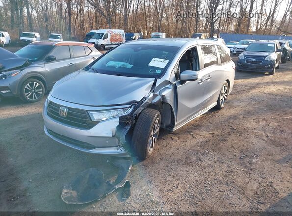 5FNRL6H84PB042890 2023 HONDA ODYSSEY Gray Передня ліва чверть