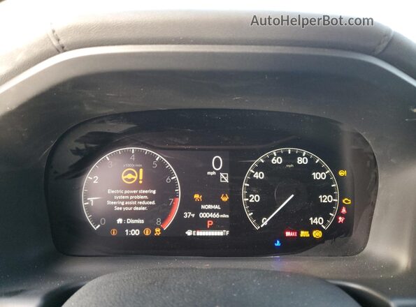 5FNRL6H85TB002604 2026 HONDA ODYSSEY Blue Vista del cuadro de instrumentos