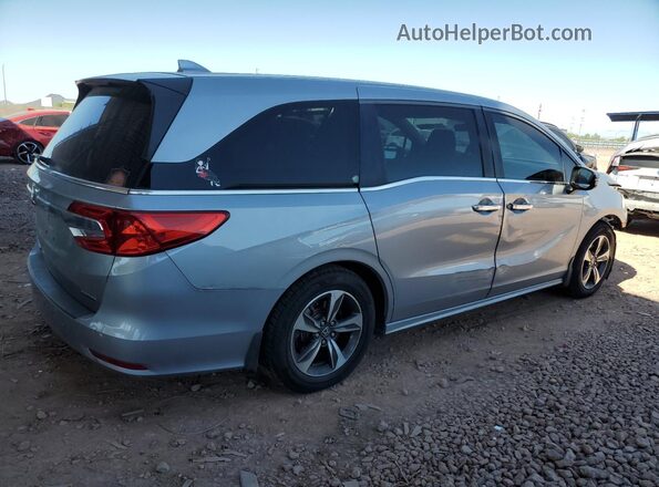 5FNRL6H86JB006562 2018 HONDA ODYSSEY Серебряный Задняя правая четверть