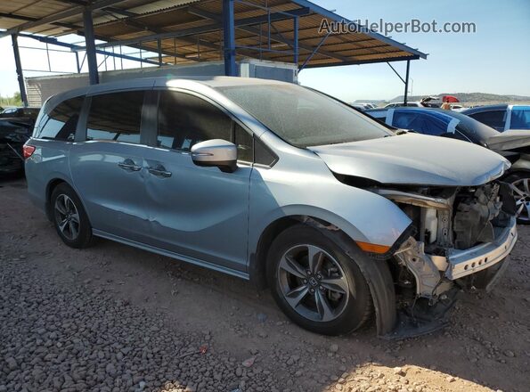5FNRL6H86JB006562 2018 HONDA ODYSSEY Серебряный Передняя правая четверть