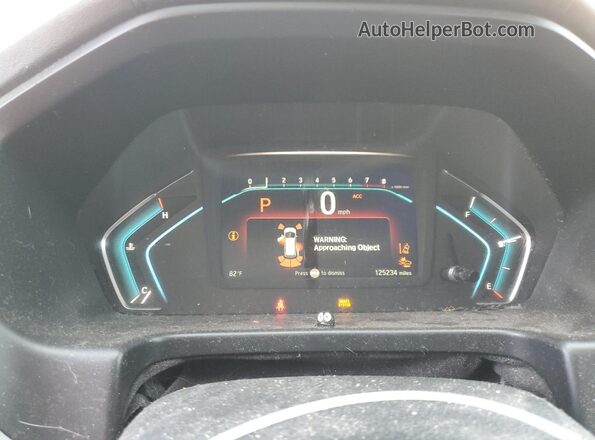 5FNRL6H86JB006562 2018 HONDA ODYSSEY Серебряный Вид щитка приборов