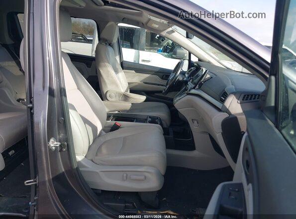 5FNRL6H86JB038377 2018 HONDA ODYSSEY Серый Вид салона спереди
