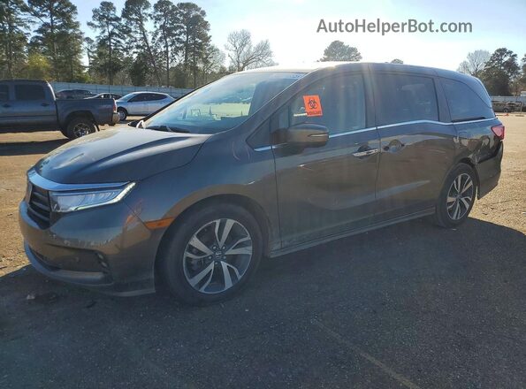 5FNRL6H87NB067781 2022 HONDA ODYSSEY Серый Передняя левая четверть